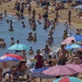 Tout comme d'autres pays du sud de l'Europe, l'Espagne subit depuis plusieurs jours une vague de chaleur. KEYSTONE/AP/Emilio Morenatti